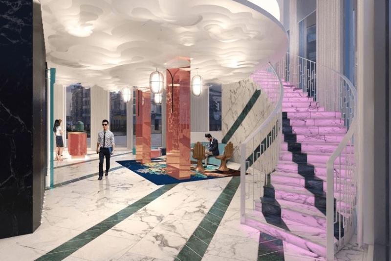 Versante Hotel Richmond Eksteriør bilde The lobby of the hotel