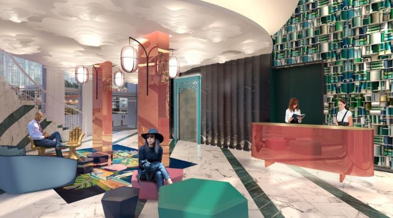 Versante Hotel Richmond Eksteriør bilde The lobby of the hotel